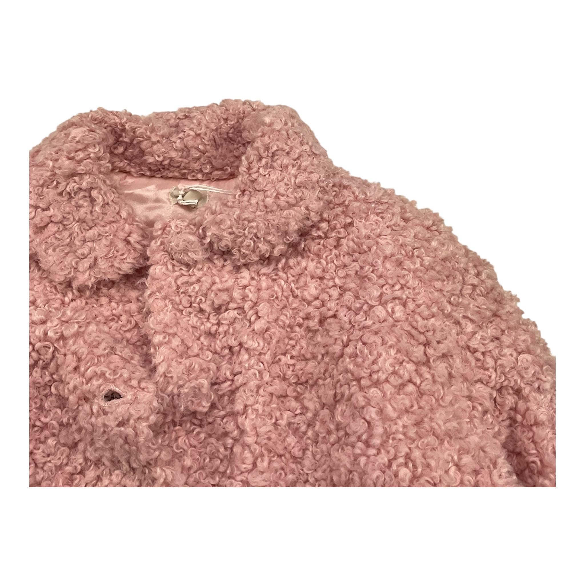 LALALU' cappotto teddy tinta unita Rosa per Bambina GIL60LB ROSA LALALU'