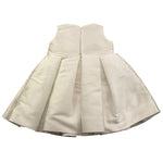 LA STUPENDERIA abito giromanica tinta unita cn fiocco Bianco per Neonata CBAB62 BIANCO LA STUPENDERIA