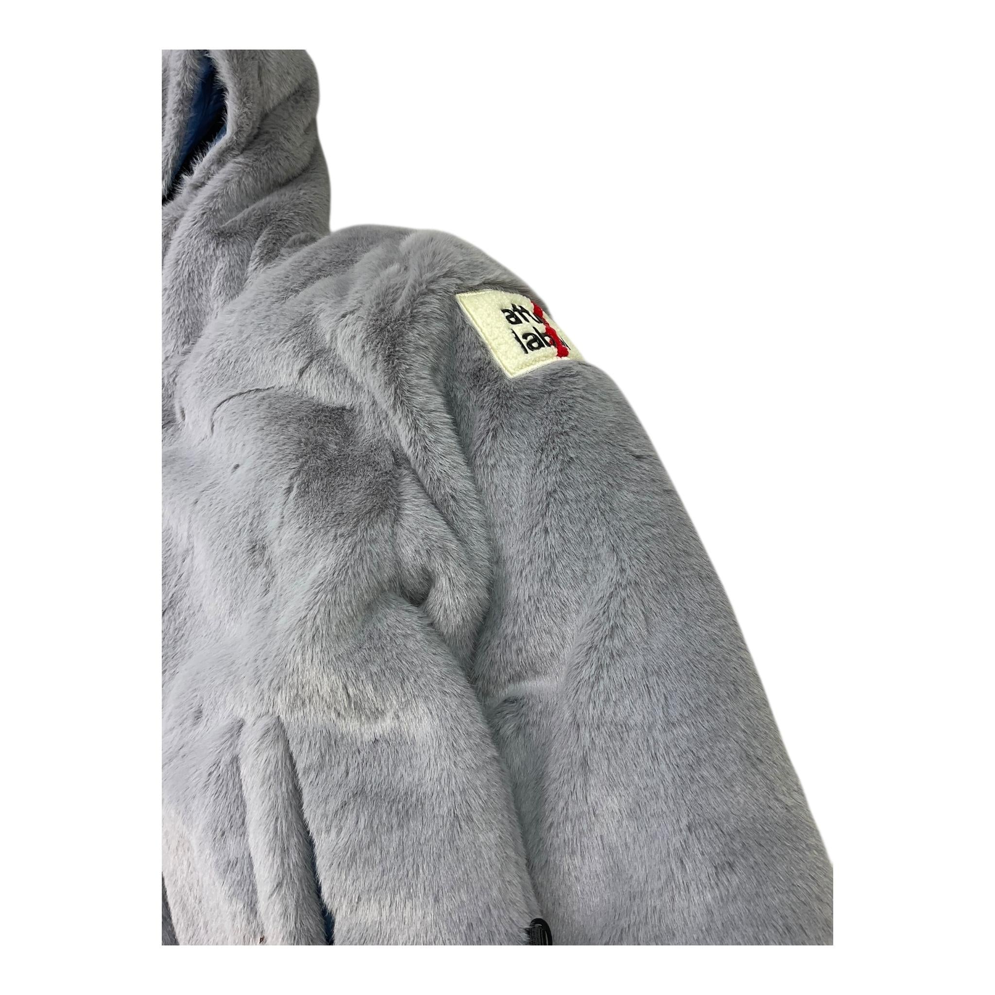 AFTER LABEL giubbino reversible con pelliccia bicolore Azzurro per Bambina 3441O0003 AZZURRO AFTER LABEL