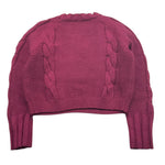 Kocca maglia tinta unita girocollo Bordeaux per Bambina A24JMA294 BORDEAUX Kocca