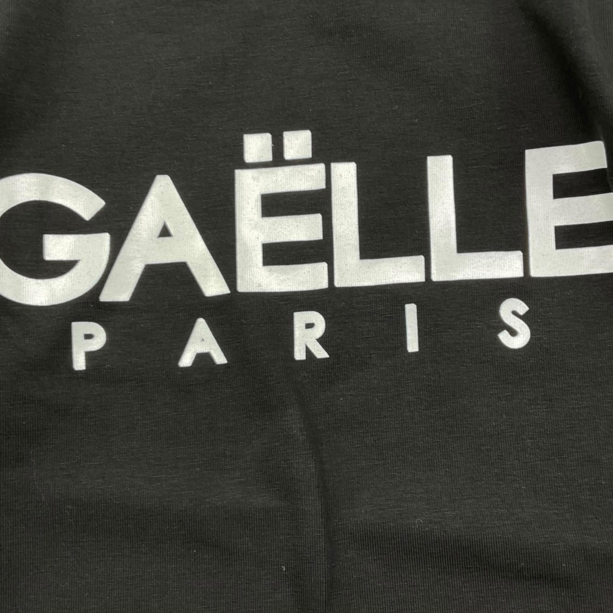 GAELLE shirt girocollo tinta unita con stampa Nero per Bambina 2741M00316 NERO GAELLE