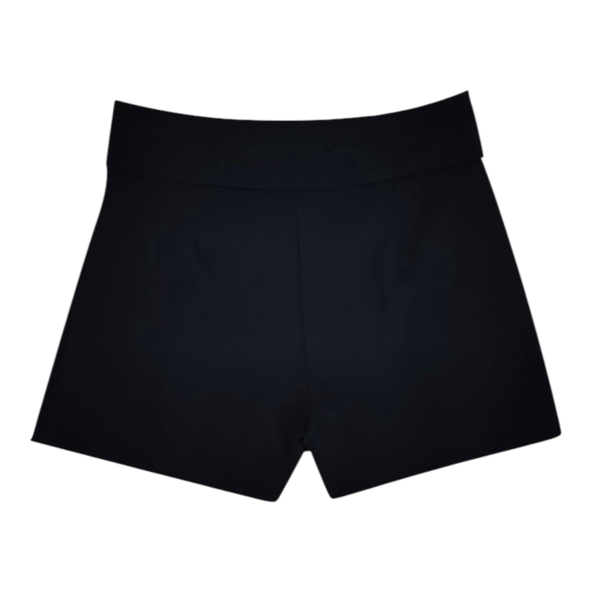 TWINSET short tinta unita con girovita regolabile Nero per Bambina 242GJ211C NERO TWINSET