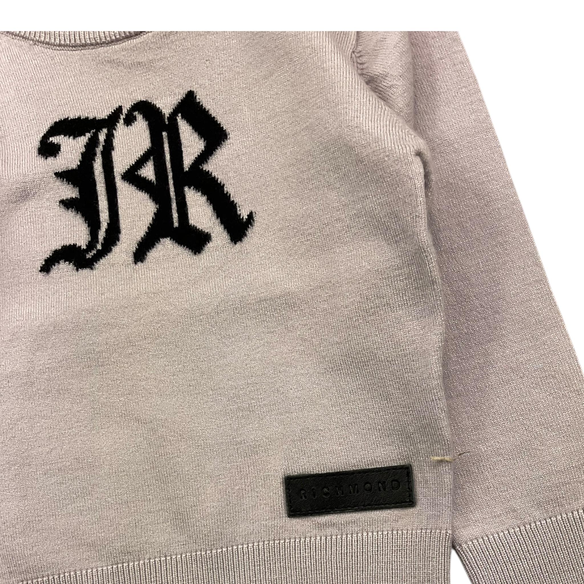 JOHN RICHMOND maglia girocollo tinta unita con stampa Beige per Neonata RIA25022MA BEIGE JOHN RICHMOND