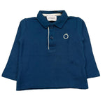 TRUSSARDI polo manica lunga tinta unita Blu per Neonato TIA24081PO BLU TRUSSARDI