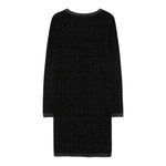 TWINSET abito tinta unita girocollo logato Nero per Bambina 242GJ3061X NERO TWINSET