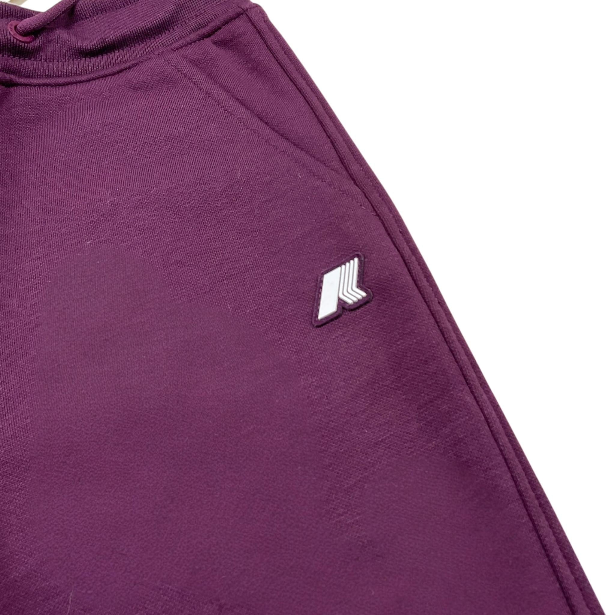 K-WAY pantalone modello tuta a palazzo tinta unita Viola per Bambina K3131PW VIOLA K-WAY