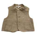 LE COCONNE gilet tinta unita Beige per Neonato LCN1311 BEIGE LE COCONNE