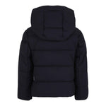 SAVE THE DUCK giubbino tinta unita con zip e cappuccio Nero per Bambino J31779B NERO SAVE THE DUCK