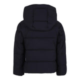 SAVE THE DUCK giubbino tinta unita con zip e cappuccio Nero per Bambino J31779B NERO SAVE THE DUCK