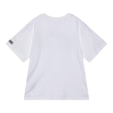 MOSCHINO t-shirt girocollo tinta unita con stampa Bianco per Bambina HDM06HX BIANCO MOSCHINO