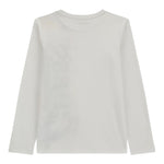 GUESS shirt girocollo tinta unita con stampa logo Bianco per Bambino L4YI36K8HM4 BIANCO GUESS