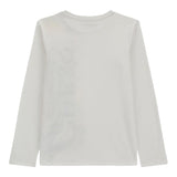 GUESS shirt girocollo tinta unita con stampa logo Bianco per Bambino L4YI36K8HM4 BIANCO GUESS