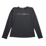 MARC ELLIS shirt girocollo tinta unita con brillantini Nero per Bambina JMJTS15470 NERO MARC ELLIS