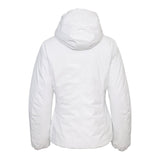 K-WAY giubbino reversibile con zip e cappuccio bicolore Bianco/beige per Bambina K5123QWX BIANCO/BEIGE K-WAY
