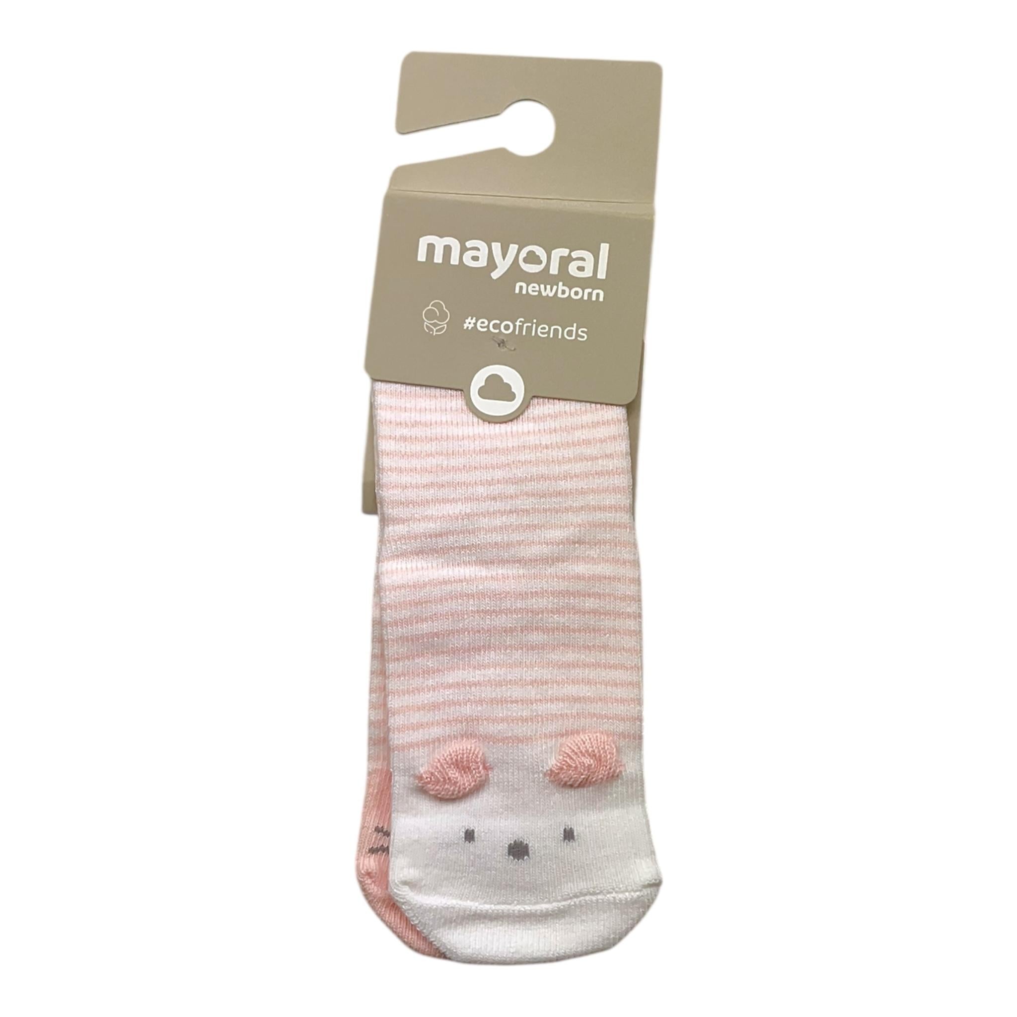 MAYORAL calzini tinta unita con fantasia Bianco per Neonata 9472 BIANCO MAYORAL