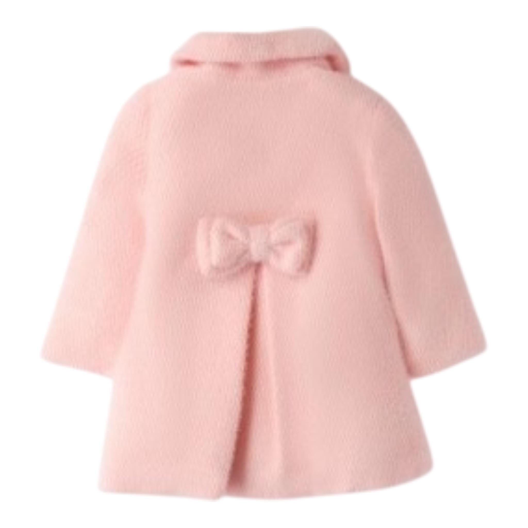 SARABANDA cappotto tinta unita con bottoni Rosa per Bambina 0A286X ROSA SARABANDA