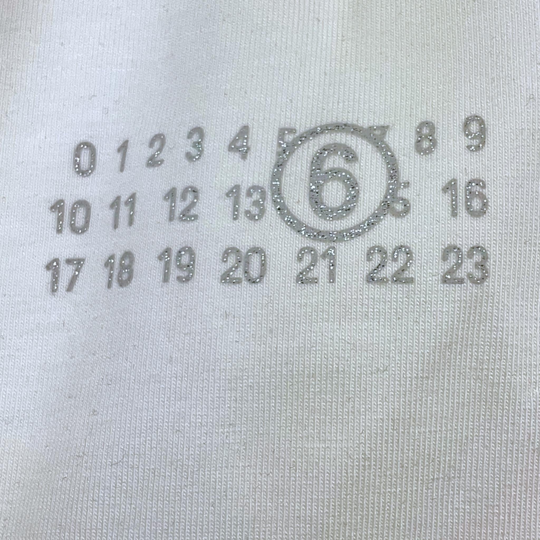 MAISON MARGIELA body tinta unita girocollo con stampa Bianco per Bambina M60662 BIANCO MAISON MARGIELA