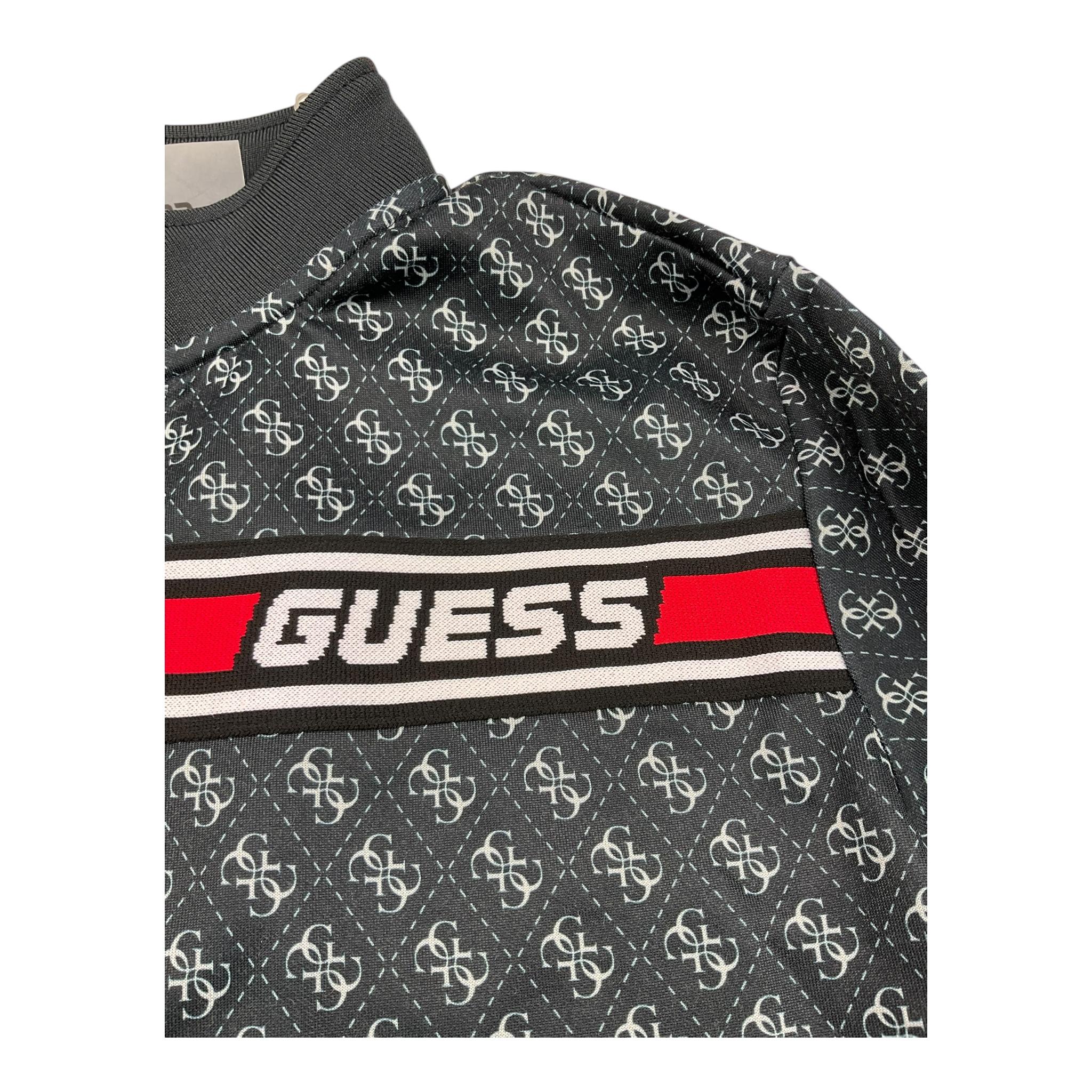 GUESS felpa con zip tinta unita con loghi Nero per Bambino L4YQ24FL04Q NERO GUESS