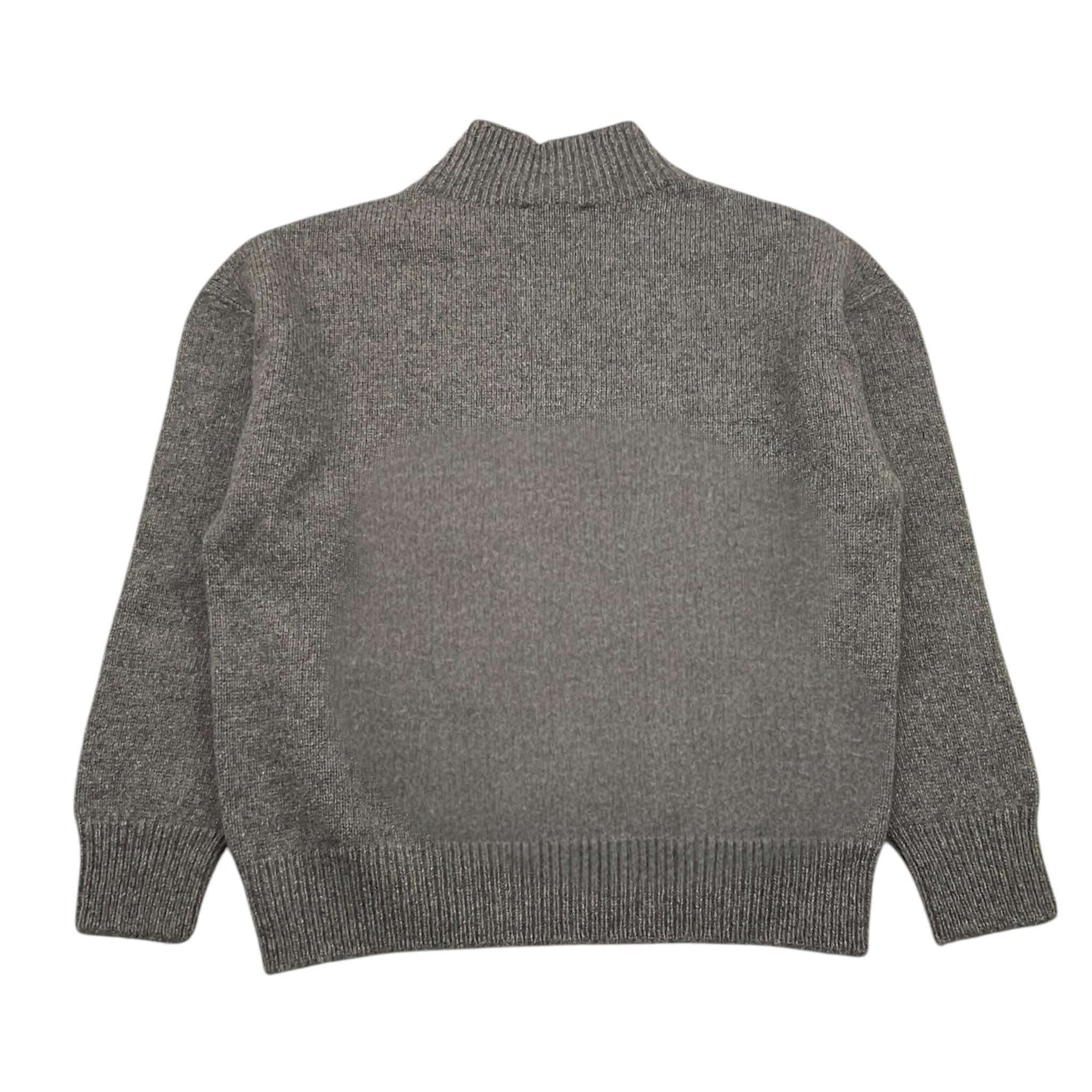 JURTA maglia mezzo collo tinta unita Grigio per Bambino CG402 GRIGIO JURTA