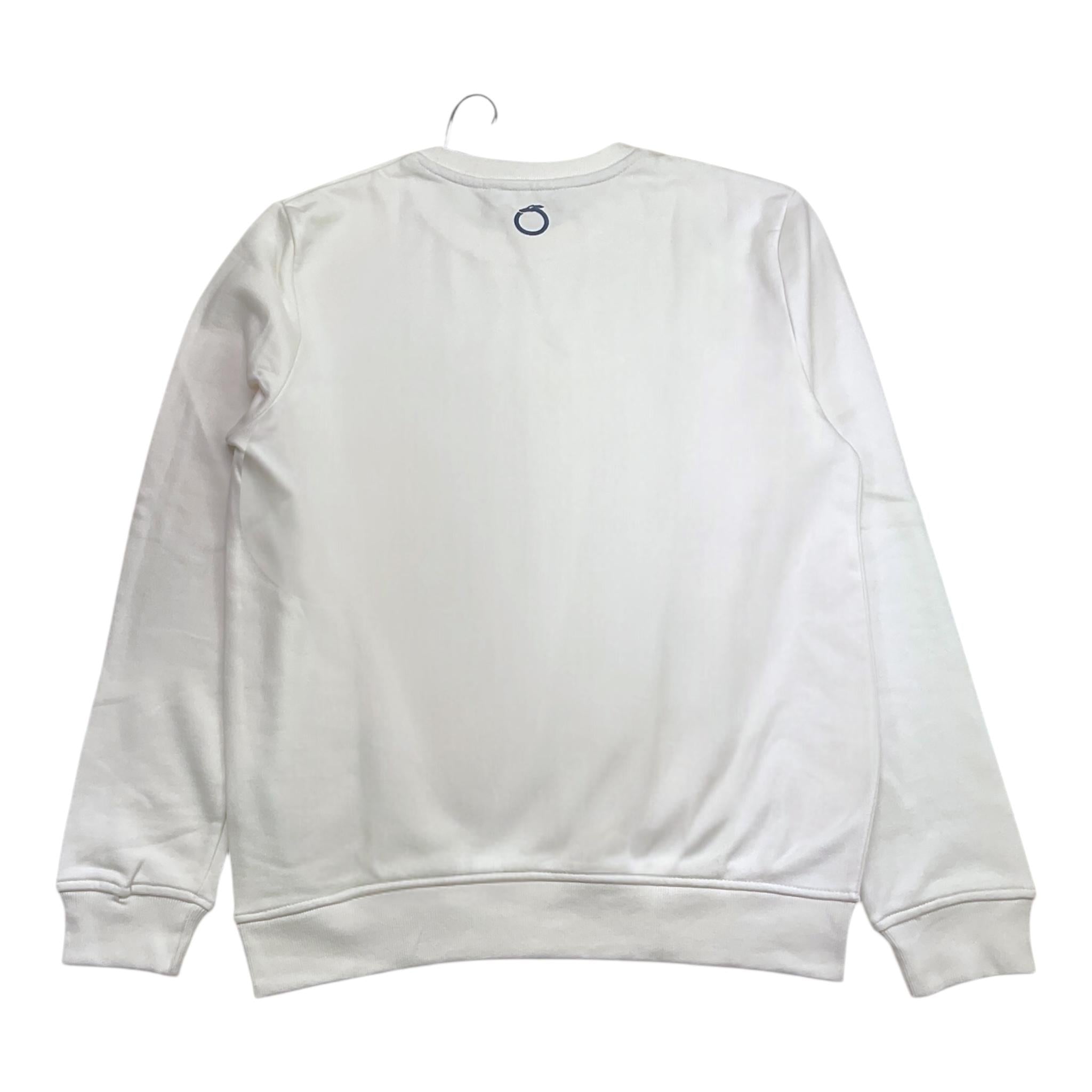 TRUSSARDI completo 2pz felpa-pantalone bicolore Bianco per Bambino TBA24064CF BIANCO TRUSSARDI
