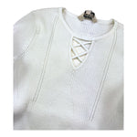 TWINSET shirt tinta unita con scollo Panna per Bambina 242GJ3191 PANNA TWINSET