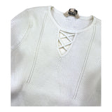 TWINSET shirt tinta unita con scollo Panna per Bambina 242GJ3191 PANNA TWINSET