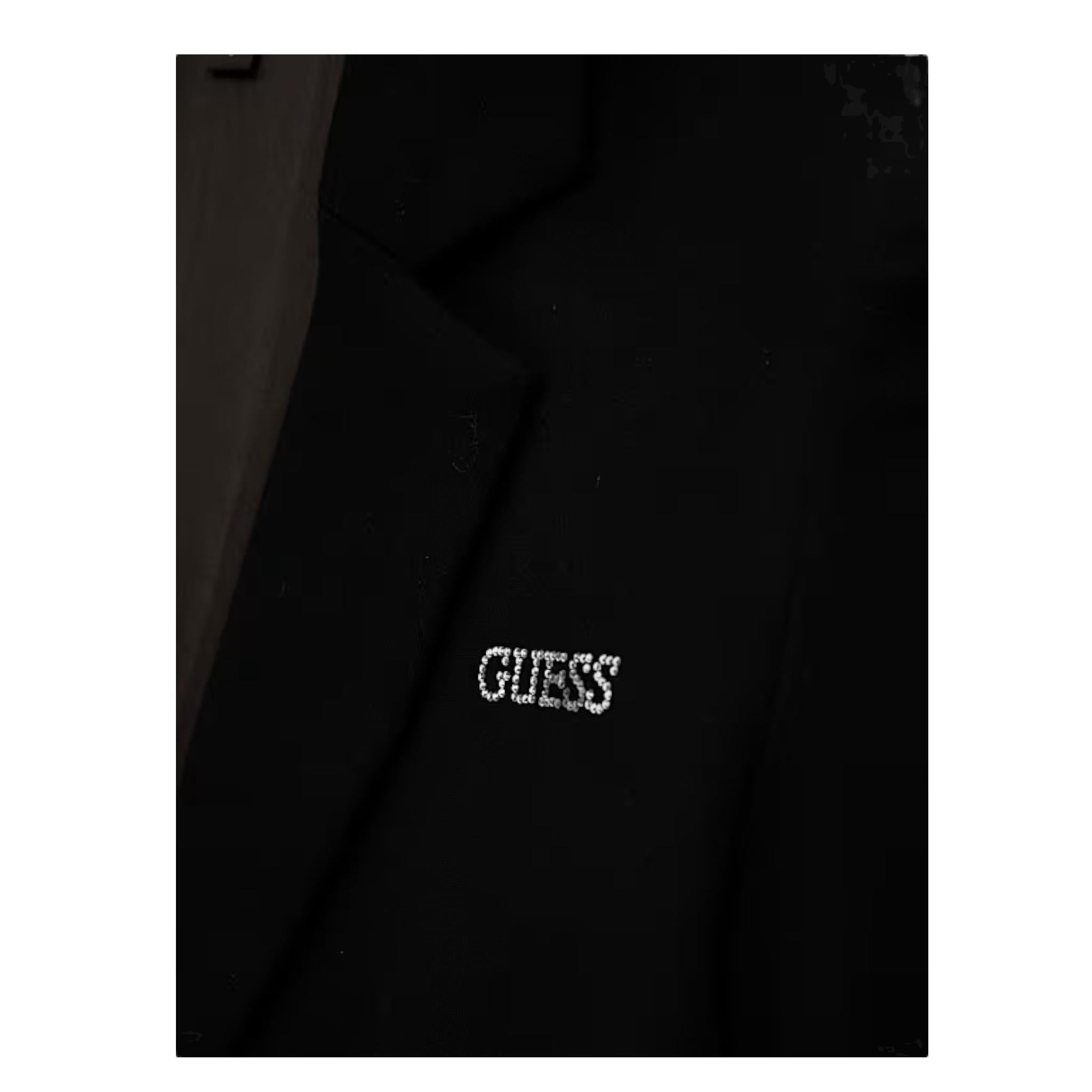 GUESS giacca tinta unita con logo brillantinato Nero per Bambina J4YN00KAUH0 NERO GUESS