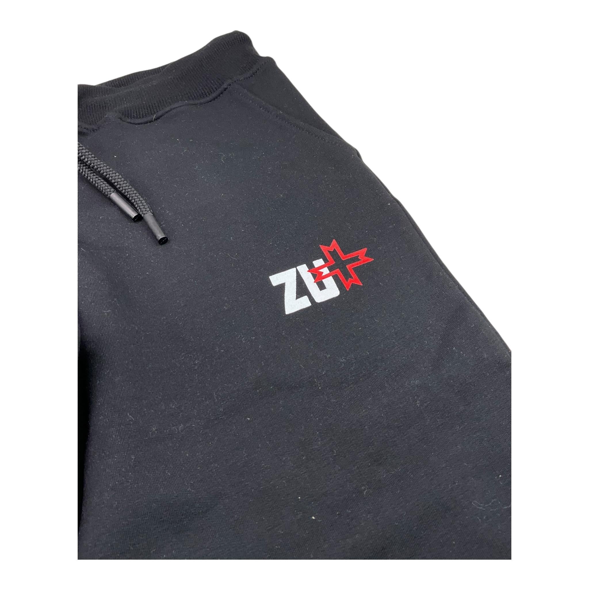 ZU+ELEMENTS pantalone modello tuta tinta unita con logo Nero per Bambino ZU17144 NERO ZU+ELEMENTS