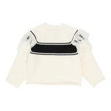 TWINSET maglia girocollo tinta unita con frange Bianco per Bambina 242GJ3163XXXXX BIANCO TWINSET