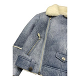 JOHN RICHMOND montone tinta unita effetto denim Blu per Bambino RBA25140GB BLU JOHN RICHMOND