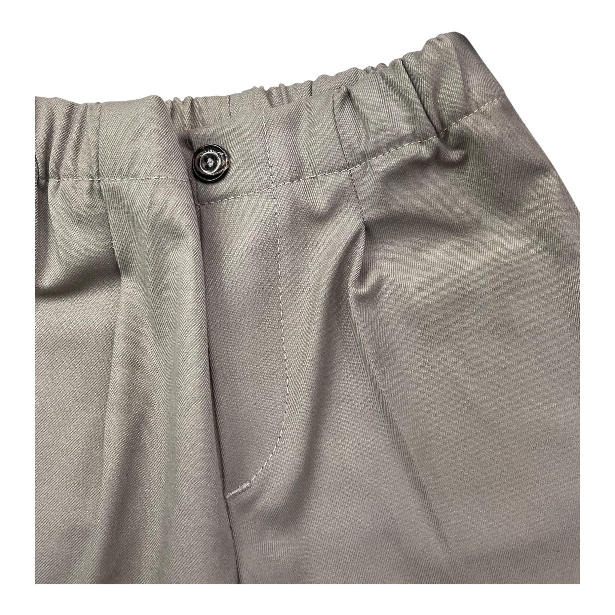 MICHAEL COAL pantalone tinta unita con elastico in vita Fango per Neonato FJDKD FANGO MICHAEL COAL
