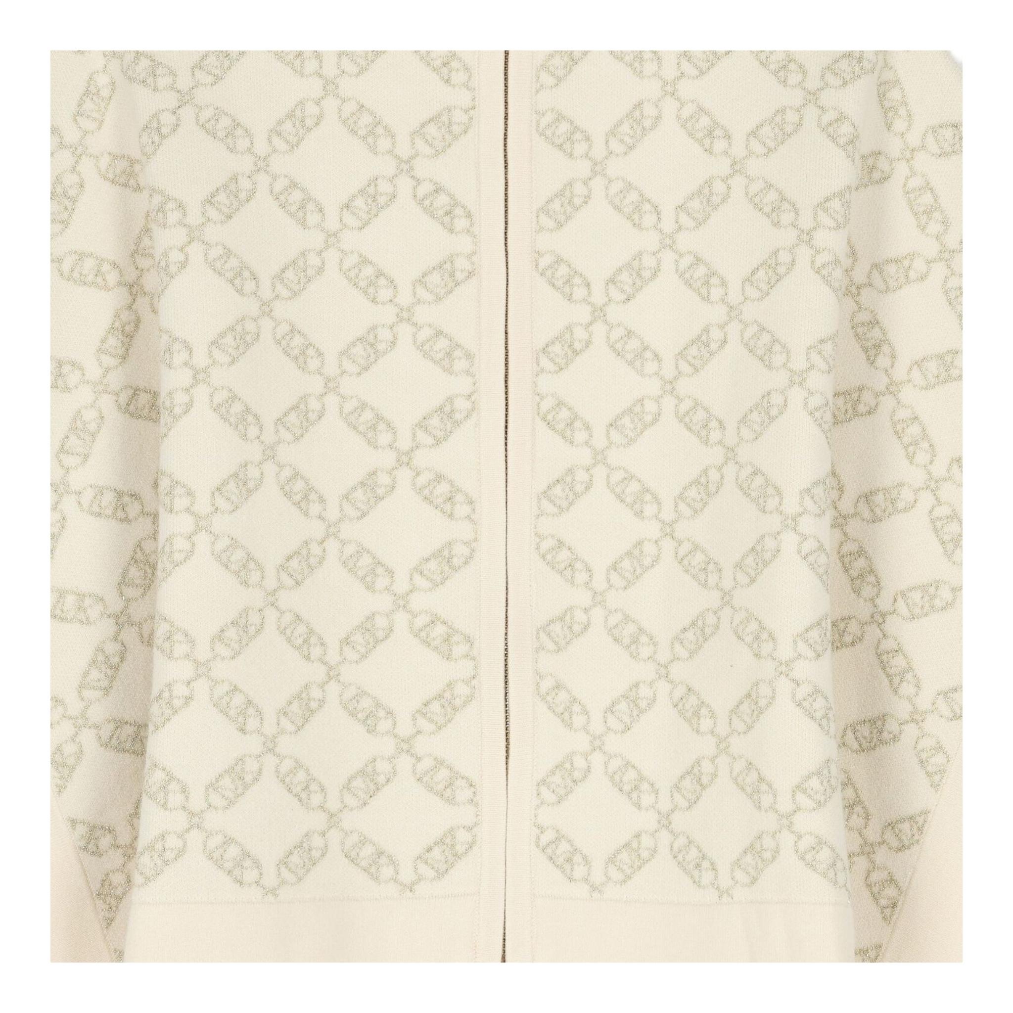 MICHAEL KORS feplpa tinta unita logata con zip Panna per Neonata R30157N PANNA MICHAEL KORS