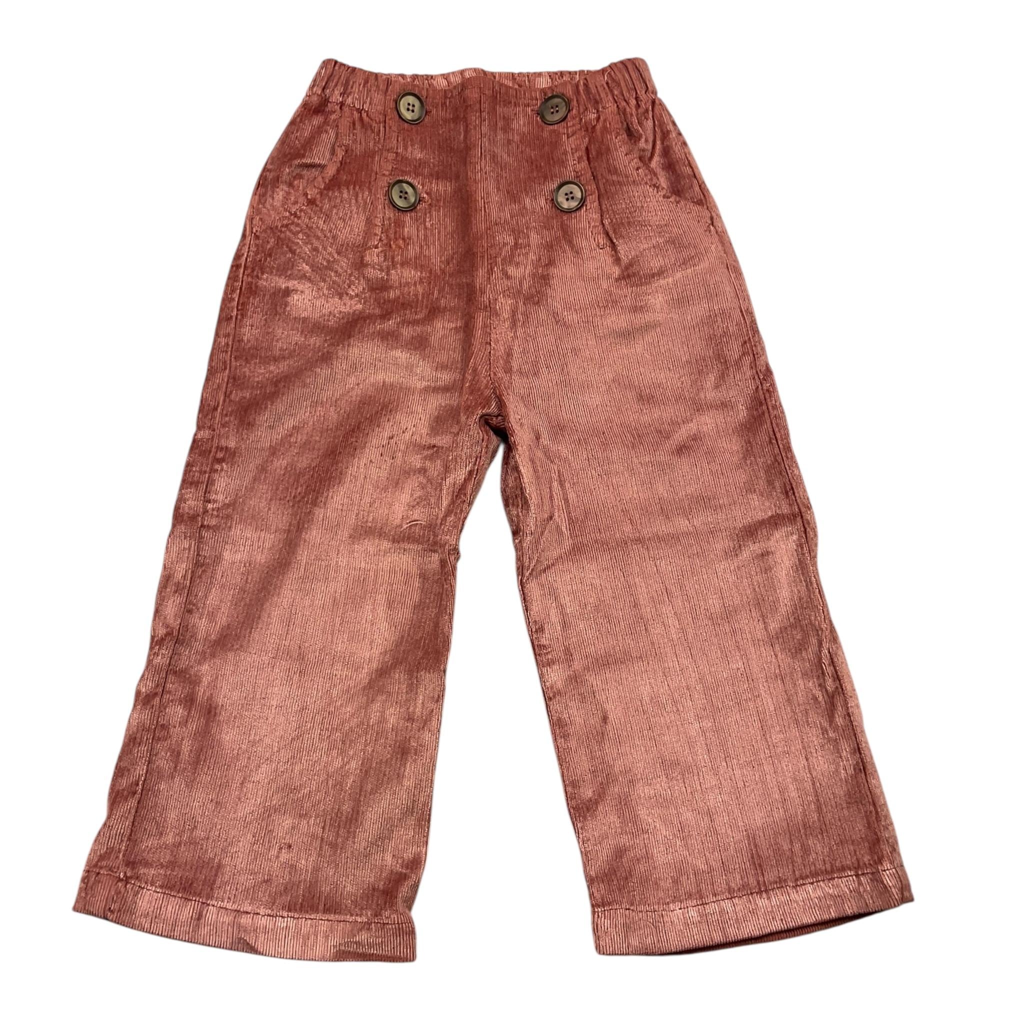 ZHOE & TOBIAH pantalone tinta unita con elastico in vita Rosa per Bambina PJK9JX ROSA ZHOE & TOBIAH