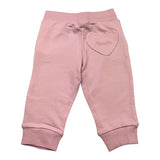 MONNALISA pantalone tuta tinta unita con tasca cuore Rosa per Neonata 39B407 ROSA MONNALISA