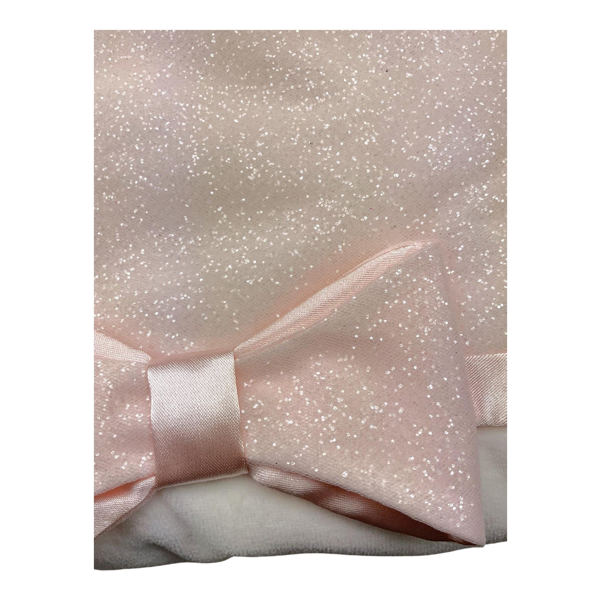 MINIMU' coperta bicolore con fiocco Bianco/rosa per Neonata P3960 BIANCO/ROSA MINIMU'