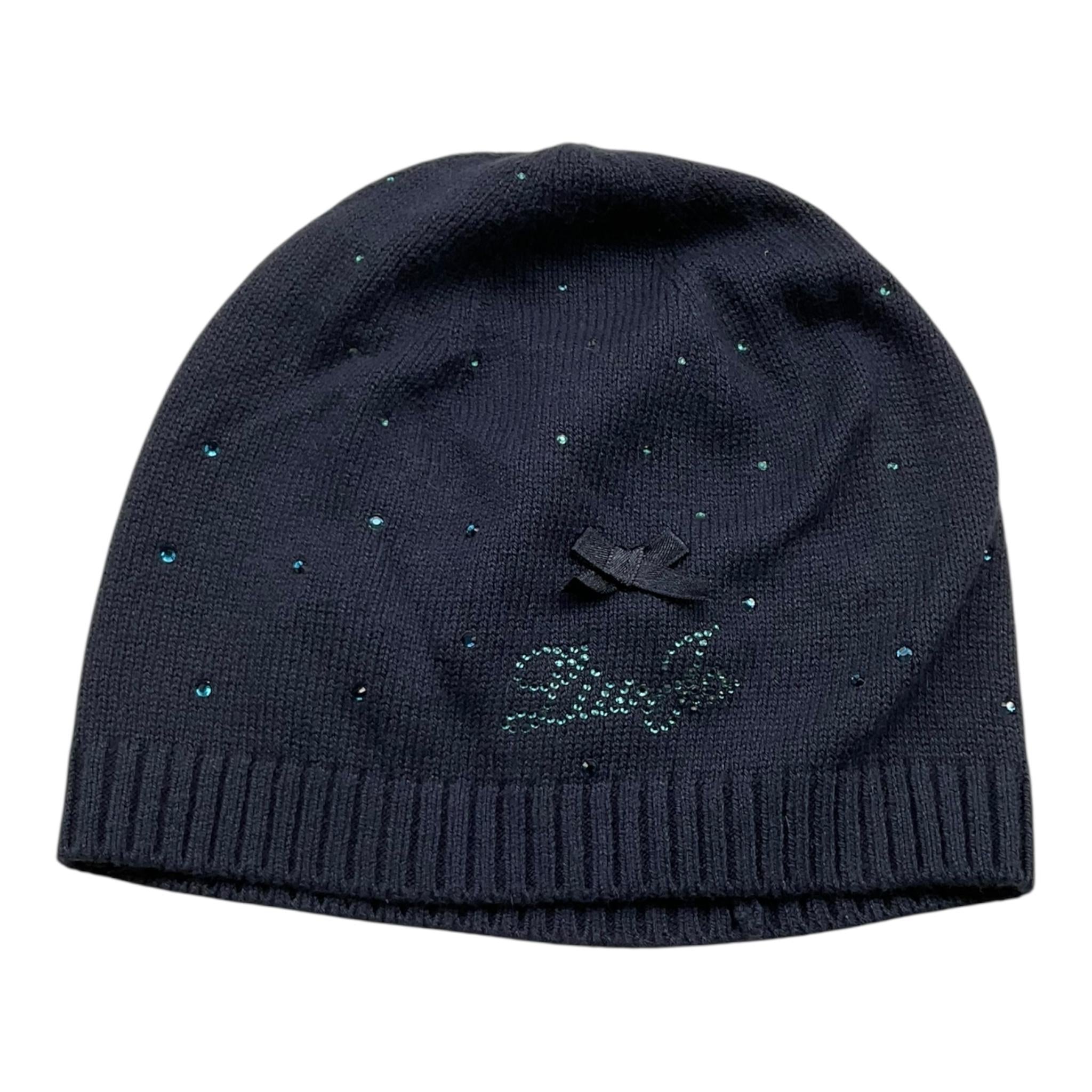 LIU JO cappello tinta unita con fiocco Blu per Bambina G61237 BLU LIU JO
