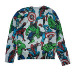 SAINT BARTH maglia tinta unita con stampa avengers Azzurro per Bambino DOU0019 AZZURRO SAINT BARTH