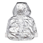 TWINSET giubbino reversbile con cappuccio bicolore Bianco/argento per Bambina 242GJ2210 BIANCO/ARGENTO TWINSET