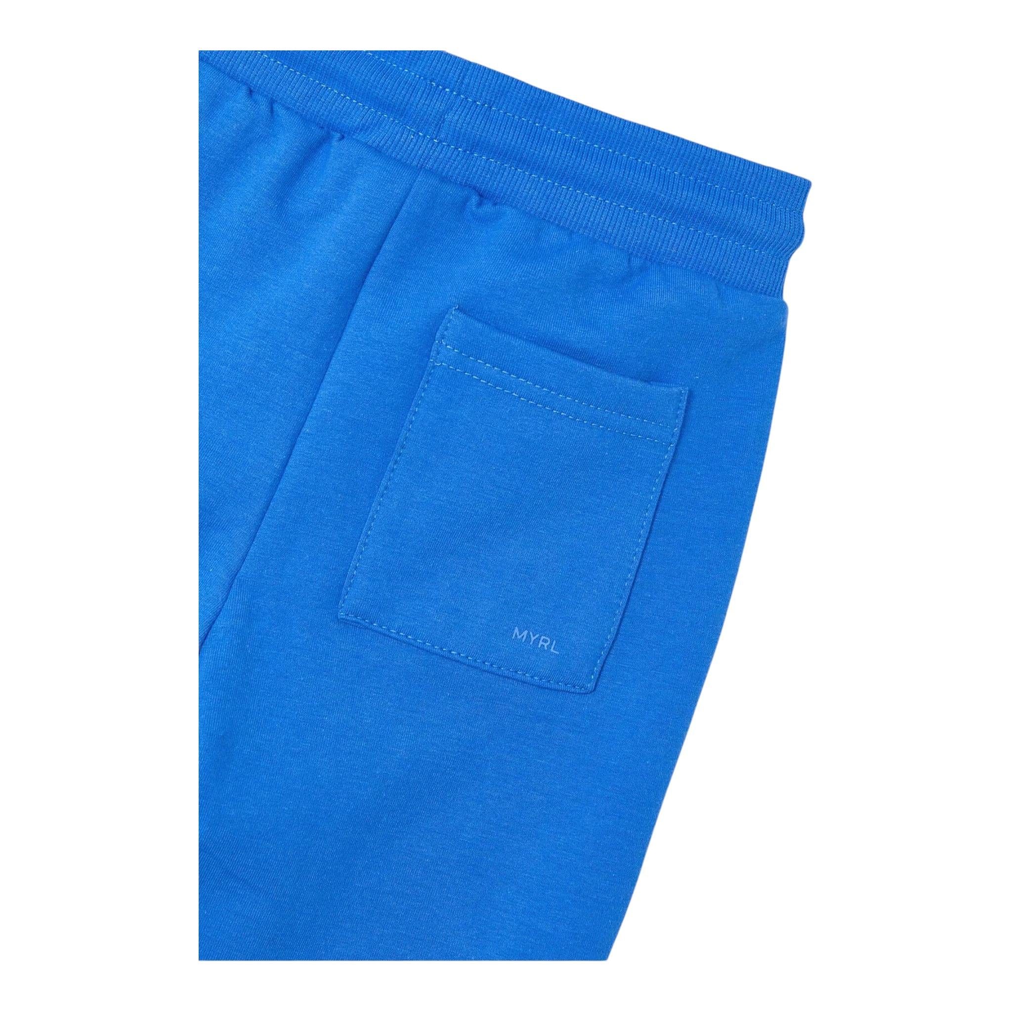 MAYORAL pantalone tuta tinta unita con elastico in vita Cobalto per Bambino 725 COBALTO MAYORAL