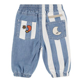 STELLA McCARTNEY jeans stampa fantasia con elastico in vita Azzurro per Neonato TV6530 AZZURRO STELLA McCARTNEY