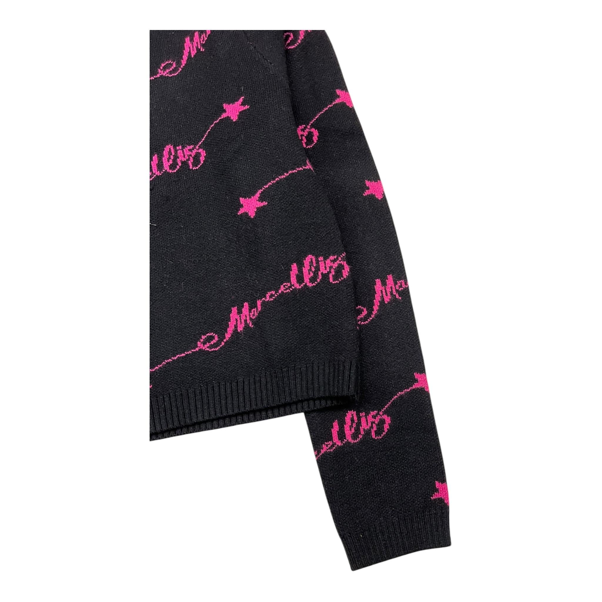 MARC ELLIS maglia collo alto tinta unita logata Nero per Bambina JMJSW00172X NERO MARC ELLIS