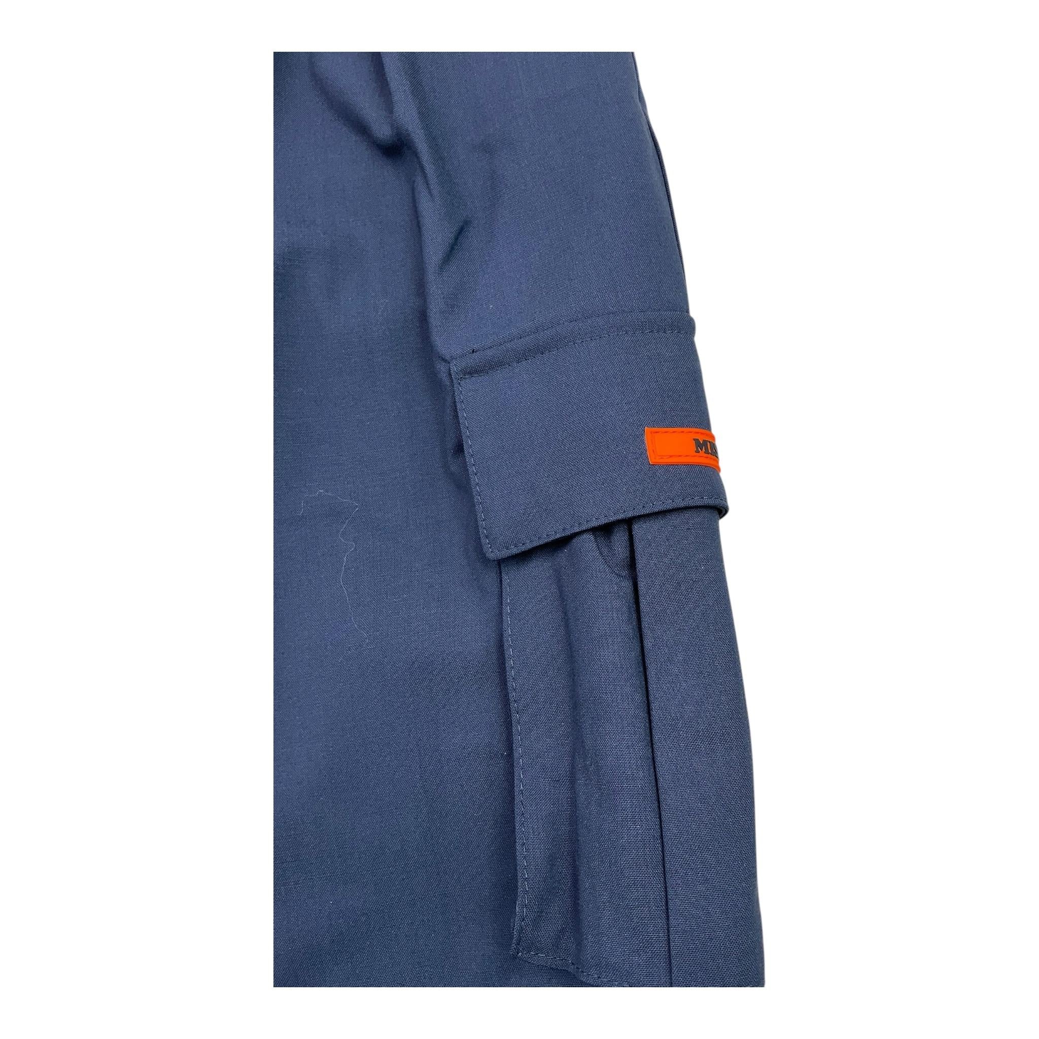 MISSONI pantalone tinta unita con elastico in vita Blu per Bambino MT6P60 BLU MISSONI