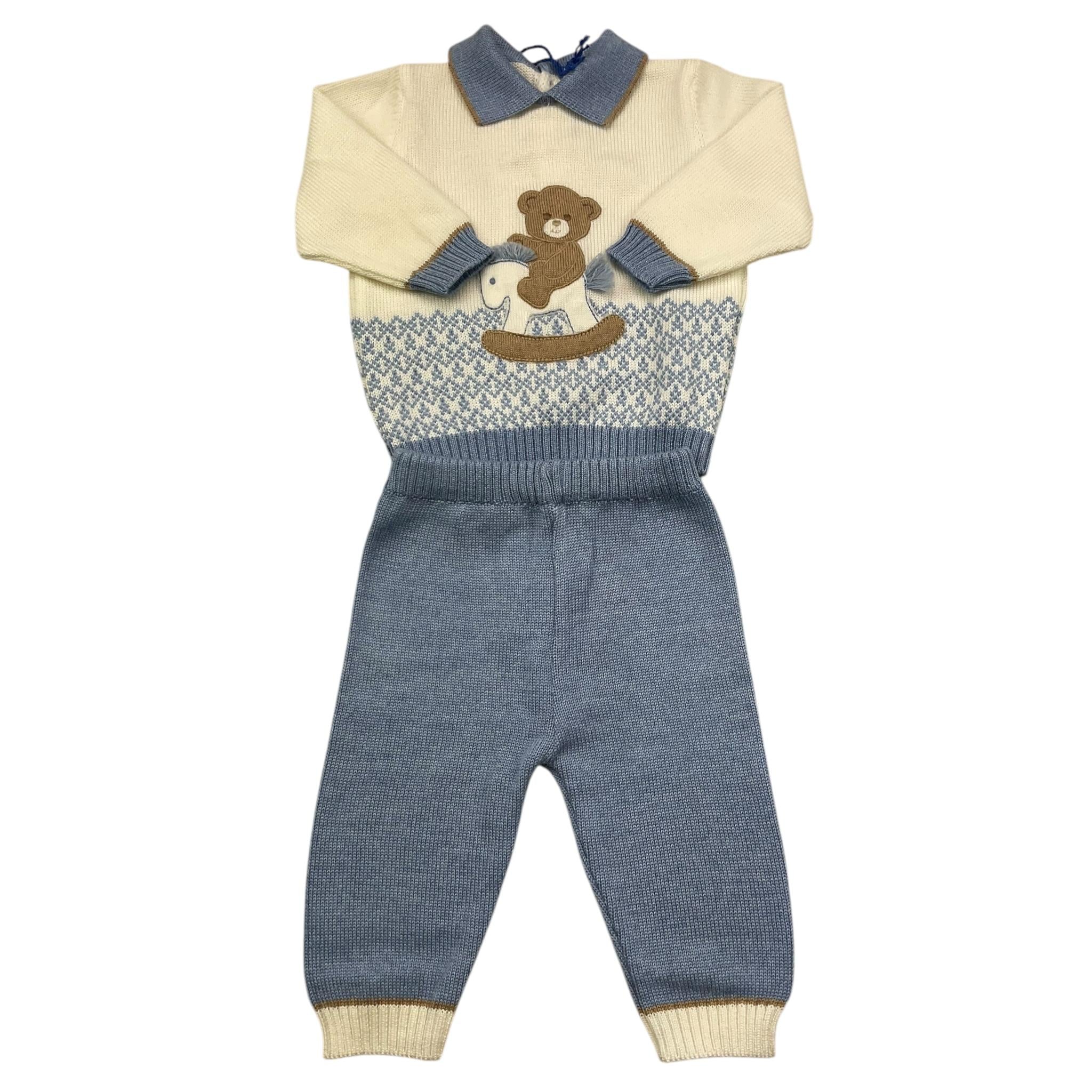 COLORI CHIARI completo 2 pezzi maglia-pantalone Azzurro per Neonato MF217764 AZZURRO COLORI CHIARI