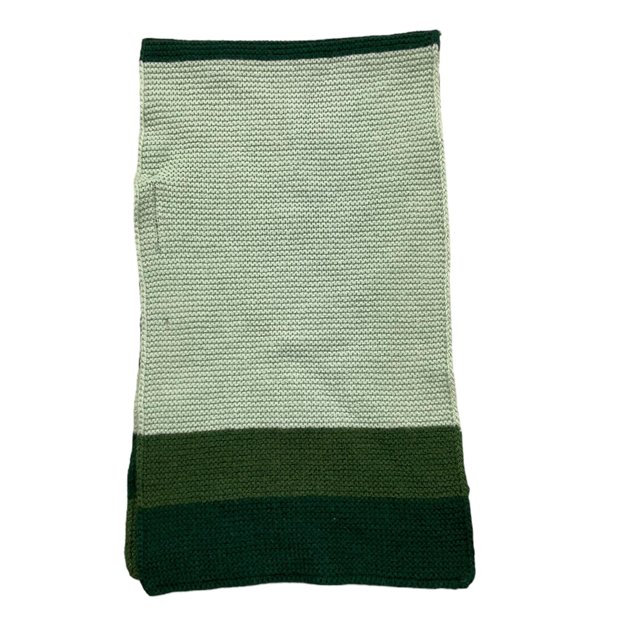 TRUSSARDI sciarpa tinta unita con fantasia a righe Verde per Neonato TIA25133SC VERDE TRUSSARDI