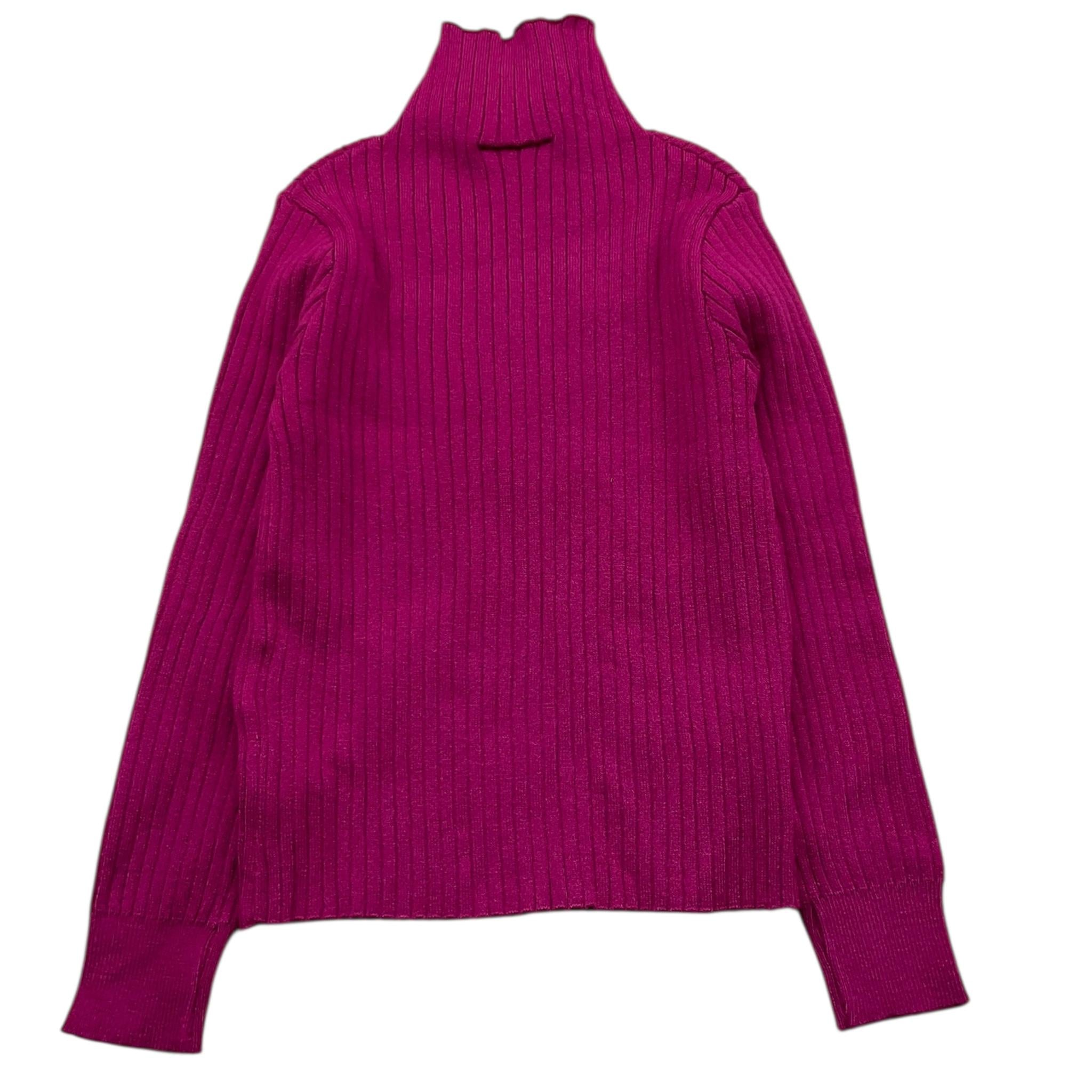 MARC ELLIS maglia collo alto tinta unita con logo Viola per Bambina JMJSW00188X VIOLA MARC ELLIS