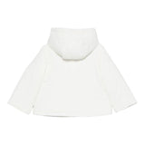 MOSCHINO giubbino tinta unita con cappuccio e bottoni Bianco per Neonato MUS02T BIANCO MOSCHINO