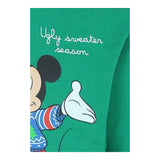 SAINT BARTH felpa tinta unita girocollo con stampa Verde per Bambino HUT000401319G VERDE SAINT BARTH