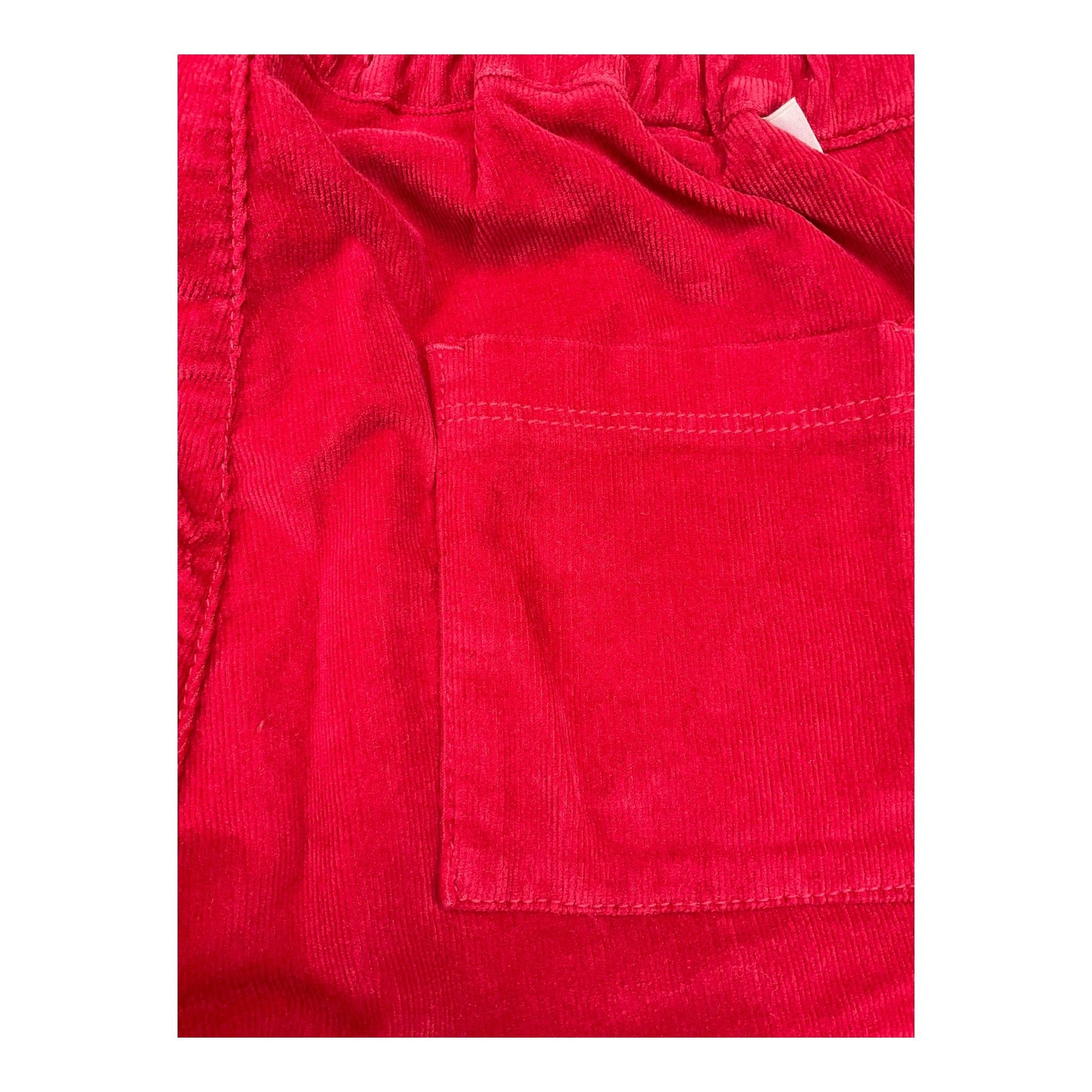 MANUEL RITZ pantalone tinta unita con elastico in vita Rosso per Bambino MR2761J ROSSO MANUEL RITZ
