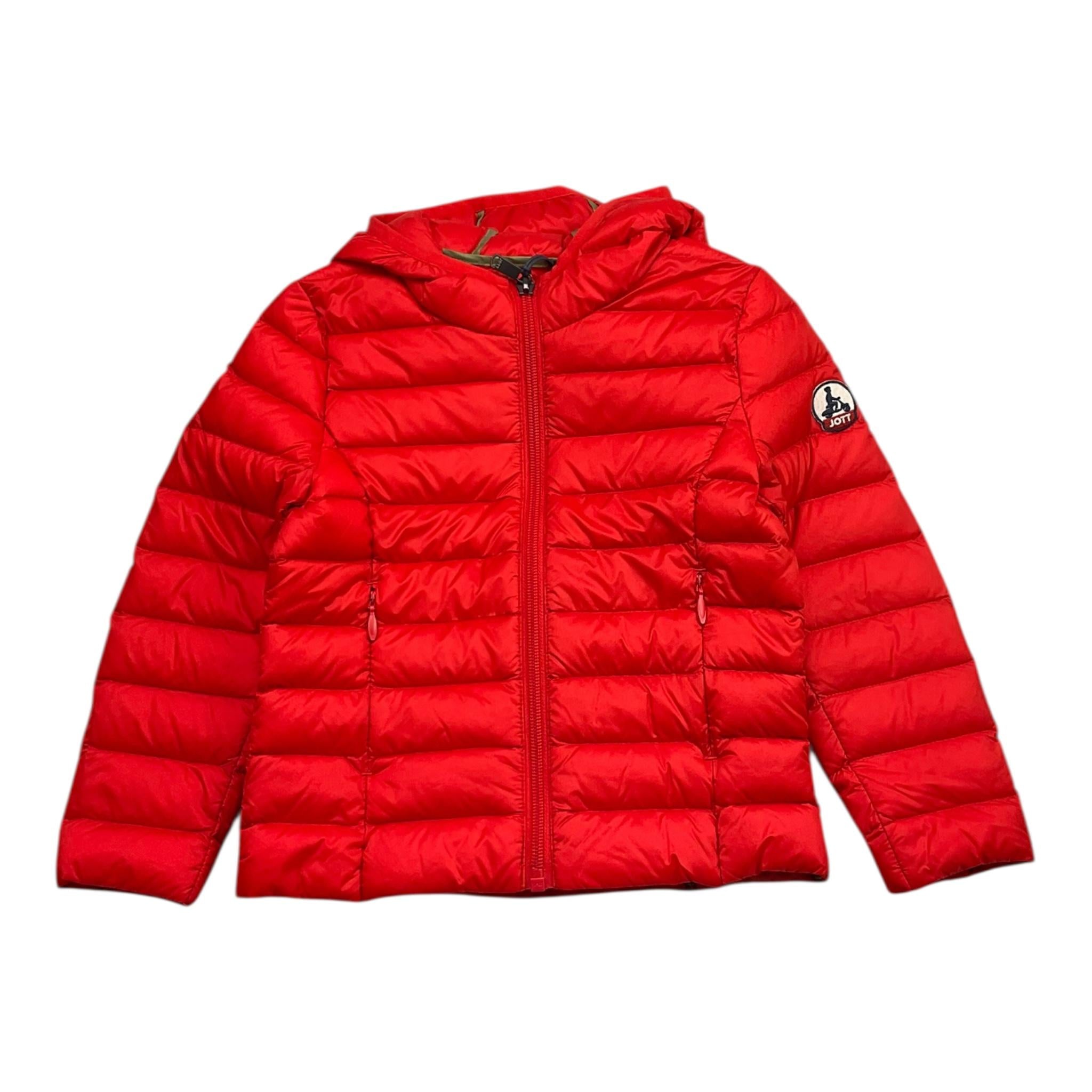 JoTT giubbino tinta unita con zip e cappuccio Rosso per Bambino KDOW02 ROSSO JoTT