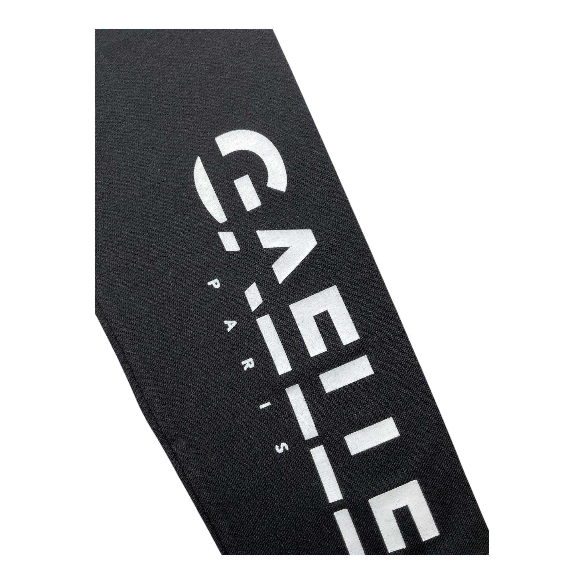 GAELLE leggins tinta unita con logo Nero per Bambina 2741P0973 NERO GAELLE
